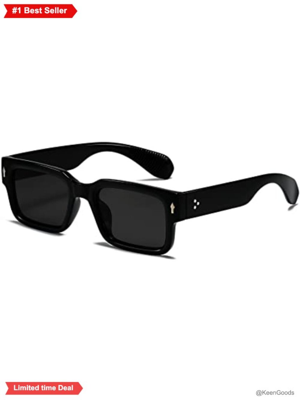 Square Frame Sunglasses Chunky Acetate Fiber UV400 Unisex